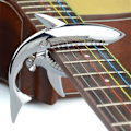 Miniatyrbilde 1 av 4: Sinkronisert gitar capo i sinklegering for akustiske og elektriske gitarer
