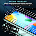 Pikkukuva 2 / 5: 3 kpl Tempered Glass -näytönsuojaa Xiaomi Redmi 10c / Xiaomi Poco C40:lle, 3 kpl takakameran suojaa, 9H kovuus, anti