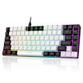 Pikkukuva 1 / 5: RGB Mini Portable 80% Mekaninen Näppäimistö PC-näppäimistö (ei ajuria