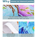 Pikkukuva 5 / 5: Pääsiäisristi timanttimaalaussetti, pyöreä täysi timantti 5D DIY Patr