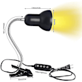 Miniatyrbillede 1 af 5: LED UVA UVB Pærer, Reptil Lampe Opvarmet Landskildpadde Lampe Med Lang Base Til Reptiler Og Padder [Energiklasse A +]