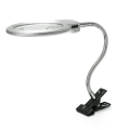 Miniatyrbillede 2 af 5: Stor LED-belyst bordlampe med forstørrelsesglas til smykker