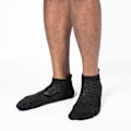 Miniatyrbilde 5 av 5: 6 stk Sports Socks Polstret Løpesokker Treningssokker For Menn Kvinner Bomull Ankelsokker Lavt Kuttede Sportsokker（svart）