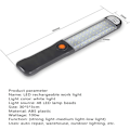 Pikkukuva 2 / 5: LED-työvalo Ladattavat työvalot 3 magneettitilassa LED-taskulamppu Tarkastusvalo Autokorjaukseen, Koti- ja ulkokäyttöön