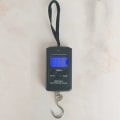 Miniatyrbillede 1 af 5: Bærbar badevægt med baggrundsbelyst LCD-display 40 kg elektronisk