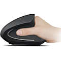 Miniatyrbillede 2 af 5: Dual Mode Oplade Vertikal Mus 2.4G Trådløs Bluetooth 5.0 Ver