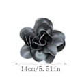 Pikkukuva 3 / 5: Huomiota herättävä kukka-asuste, muodikas kukkarintakoru, 14 cm:n rintamerkkikoriste liiketapaamisiin, juhliin, papupastan värinen Bean paste color