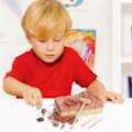 Miniatyrbillede 2 af 3: Vulkan Rock Mineral Dig Kit, Gemstone Dig Kit Gem Mining Legetøj, Oplev 6 Forskellige Stene, Ædelstene Krystaller