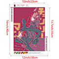 Pikkukuva 2 / 5: 5D DIY timanttimaalaus aikuisille animaatio moottorisaha täysi timantti taidemaalaus puku kodin seinäkoriste lahja 11.8*x15.8 tuumaa