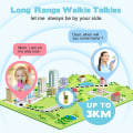 Miniatyrbild 2 av 5: Leksaker för 3-10 år gamla pojkar, Walkie Talkies 4 5 6 7 8 år gamla pojkar presenter pojkar flickor leksaker ålder 3-10 Walkie Talkie barn lång räckvidd