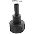Pikkukuva 2 / 5: Tankkiletkun sovitin Muovinen IBC-säiliösovitin Puutarhaletkun sovitin Liittimet Työkalut 60 mm Kierre Tuonti 1/2\" (12 mm) Letkun liitäntä