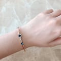 Miniatyrbillede 5 af 5: Djævlens Øje Armbånd Dame Swarovski Element Krystal Armbånd