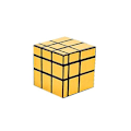 Miniatyrbild 1 av 4: Spegelkub 3x3 Speed Cube Magic Cube Pussel Lätt att vrida (Gyllene)