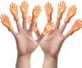 Fingerdocka Mini Finger Mini Finger Mini Finger Tok 10-pack Se