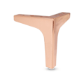 Pikkukuva 1 / 5: (ruusukulta) 10 cm 4 metalliset sohvanjalat, modernit huonekalut