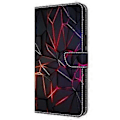 Miniatyrbild 4 av 5: Skal för Samsung Galaxy A16 5G/A16 4G TPU+PU Läder Flip Fodral Red Cracks