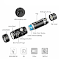 Miniatyrbillede 3 af 3: 2 stk. 20000lm Shadowhawk lommelygte genopladelig USB T6 LED taktisk lommelygte