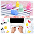 Miniatyrbillede 4 af 10: Squishies Mochi Squishy Legetøj 40stk Festartikler Til Børn Mini Squishy Kawaii Mochi Dyr Tilfældig