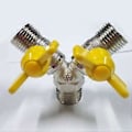 Miniatyrbillede 4 af 5: Slangekobling Gas Hane Dobbelt Messing Slangesplitter - 2 Vejs A