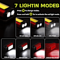 Miniatyrbillede 2 af 5: Genopladelig LED-arbejdslampe LED-arbejdslampe Værkstedslampe IP65 Wat