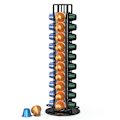 Miniatyrbilde 1 av 5: Kaffe Kapsel Oppbevaringsholder, 360 Graders Roterende Kaffe Kapselholder, Holder 40 Kaffe Kapsler