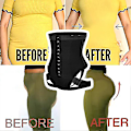 Miniatyrbild 3 av 5: Cuff Tummy Trainer Kvinnlig Exceptionell Shapewear 2-i-1 Hög Midja Höftlyftande Byxor L Svart