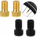 Miniatyrbilde 1 av 5: 4 stk Presta til Schrader sykkelventil adapter, aluminiumlegering adapter