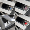Miniatyrbilde 4 av 5: 4 stk Universal Dekkventilhette Diamant Ventilkjernehette Ventilhette Til Bil Sykkel Lastebil Motorsykkel Blankt Støvhette Sett Lilla