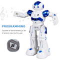 Miniatyrbillede 5 af 5: Gestusstyret fjernbetjening robot - Legetøjsgave til børn, interaktiv, gå, syng, dans, programmerbar smart robot til børn drenge piger, blå