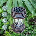 Miniatyrbild 3 av 5: Utomhus hängande solcellslyktor vattentäta med retrodesign solcells-LED 2 st