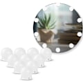 Miniatyrbillede 1 af 5: 10 Vanity Mirror Lights, Dimmable Mirror Light Accent Light, Hollywood Style Mirror Light Kit Dimmable LED Bulbs, Vanity Mirror Vanity Light (USB Cable, Mirror Not Included)