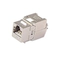 Miniatyrbillede 1 af 2: Netværks RJ45 Cat6 Cat7 Keystone Jack Modul 360 Graders Fuld Afskærmet RJ45 Stik til LSA Værktøjsfri Afslutning