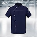 Miniatyrbilde 5 av 5: Kokkejakke Kokkeklær Servitør Servitrise Bekledning Uniform for Restaurant Matservering Pub (XXL) XXL