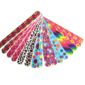 Miniatyrbillede 4 af 5: 30 stk. dobbeltsidet Emery Boards Neglebuffer Blomsterprint Neglefiler Manicurefiler til kvinder Piger