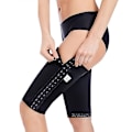 Miniatyrbillede 3 af 5: Kvinder Lår Slankere Ben Kompression Ærmer Slankende Lår Wraps Body Shaper XL Sort