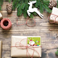 Miniatyrbilde 2 av 5: 500 stk julemerker juleklistremer selvklebende Christ