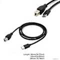 Miniatyrbillede 3 af 5: Pålideligt USB C til USB B Printerkabel B Han til C Han Printerledning Erstatning for Printer, Scanner MIDI Controller 1.5m