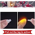 Miniatyrbillede 4 af 5: 50 stk. Mini LED-lys Balloner papir lanterner lys Gult lys