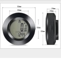 Miniatyrbild 3 av 4: Trådlös cykelcomputer, Vattentät trådlös cykelcomputer, Hastighetsmätare med 3-färgad bakgrundsbelysning, LCD-cykelmätare
