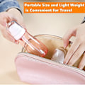 Pikkukuva 2 / 5: 2 kpl 100 ml:n minipienet suihkepullot, vesisumutinpullo, aerosolhienosumuinen kiharasuihkepullo (vaaleanpunainen)
