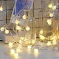 Miniatyrbillede 1 af 4: LED frostet lille kuglelampe atmosfærelampe camping kobbertråd c