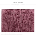Miniatyrbillede 6 af 7: Pink uldhat med fleece til at holde varmen