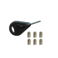 Pikkukuva 4 / 6: Päättömät ruuvit Surfboard Fin Wrench Surfboard Fin Handle Wrench Vaihtotarvike