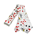 Pikkukuva 1 / 2: Taikatemppupokeriside, hieno pokerinopat, taikatemppu, taikuri, lähikuva, rekvisiitta, pilailuväline
