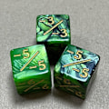 Miniatyrbild 5 av 5: 24 tärningar räknare token tärningar D6 tärningar kub lojalitetsräknare D