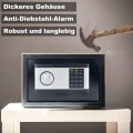 Miniatyrbillede 4 af 7: 17*23*17cm, Sikker Elektronisk Pengeskab Møbel Pengeskab, med Nøgle