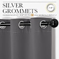 Miniatyrbilde 2 av 5: Soverom Isolert Grommet Lystette Gardiner (2 Gardiner, 42\"B x 6