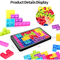 Miniatyrbild 2 av 5: Pop Fidget Toy Its - Bubble Big Puzzle Pop Push It&Popper Bubble Sensory Fidget Toys/Relief Squeeze Toys/Puzzle Game (Svart-26pcs)