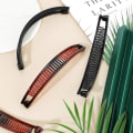 Pikkukuva 4 / 5: 6 kappaletta Clincher-kampoja Banaani kampoja Banaani Clip Grip Comb Fishtail 3Brown 3Black
