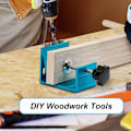 Miniatyrbild 3 av 6: Pocket Hole Jig Kit All-in-One System 2 Drill Guide Joint Angle Tool